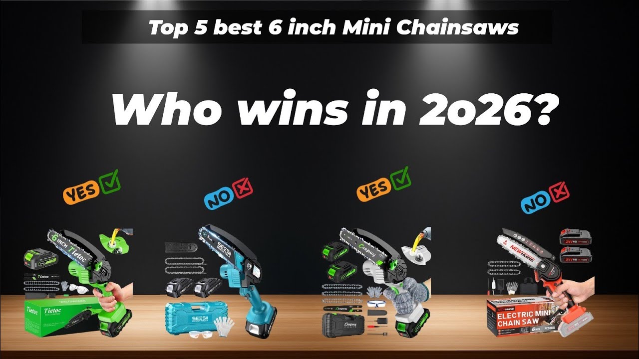 Top 5 best 6 inch mini chainsaws [Watch This Before You Make a Choice ...