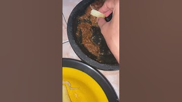 Singkong goreng sambel terasi wuenak tenan #shorts #asmr #yummy