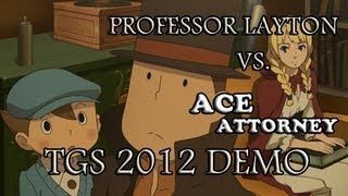 Professor Layton Vs. Ace Attorney Demo - Professor Layton Section - Tgs 2012