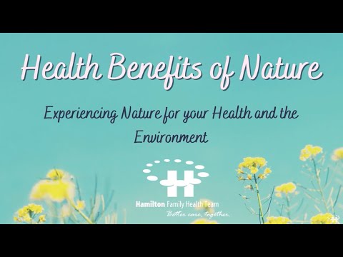 Health Benefits of Nature 