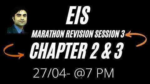 CA-INTER EIS  |  MARATHON REVISION CHAPTER 2 & 3