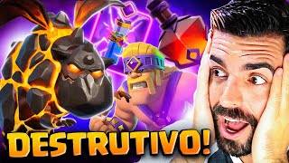 NOVO E MELHOR DECK DE LAVA HOUND DO CLASH ROYALE!