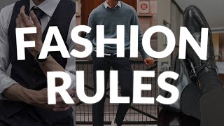 7 FASHION RULES that Every MAN SHOULD KNOW: RULES to DRESS BETTER than Others