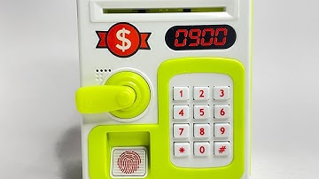 Fingerprint piggy bank 