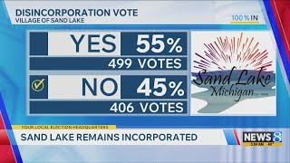 Election Day results in West Michigan: Sand Lake will not disincorporate