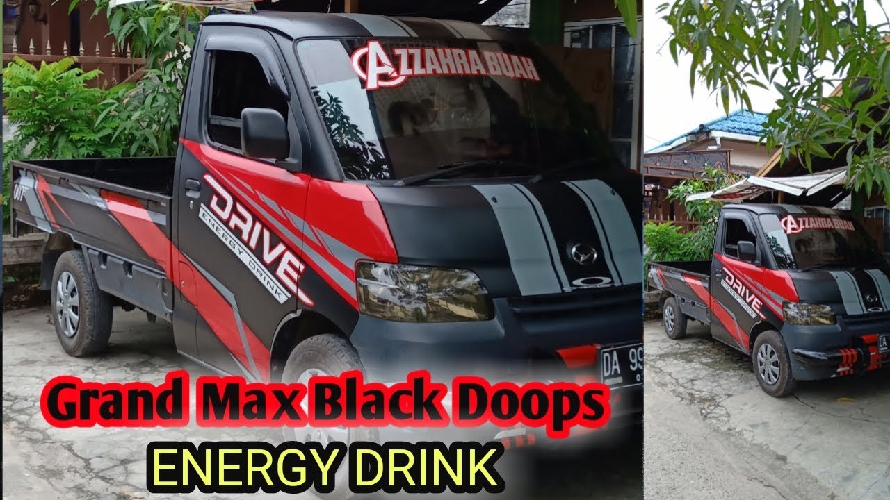 Cutting Stiker Grand Max Motif Hitam Doops Energy Drink 37 YouTube