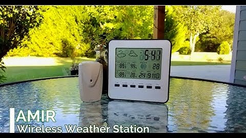Wireless Weather Station, Humidity, Alarm Clock