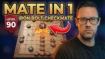 Chinese Chess Mate in 1 — Level 90 / 3000 | Iron Bolt Technique, Cannon and Chariot Kill Method