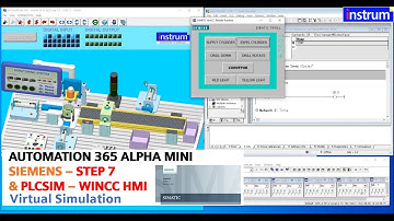 😋❤️ AUTOMATION 365 ALPHA MINI, Simulation STEP7 & WINCC, SIEMENS 3D PLC simulator