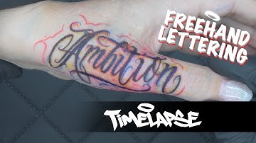 FREEHAND LETTERING PROCESS | JJ INK