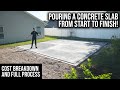 Building a Metal Garage! Part 1: Pouring the Concrete Slab!
