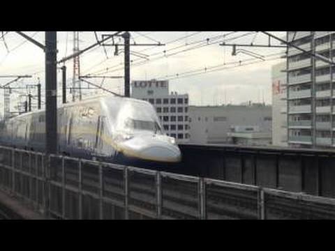 武蔵浦和駅新幹線通過シーン