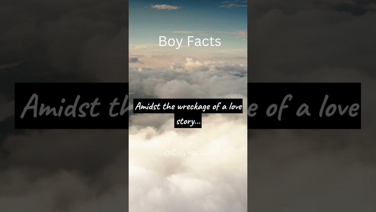 Amidst the wreckage of a love story.... 