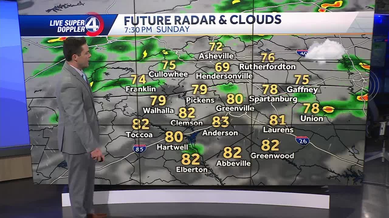 More Showers and Storms Sunday - YouTube