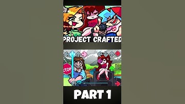 FNF - Project Crafted [PART 1|Blockbuster] (FNF MOD) #shorts