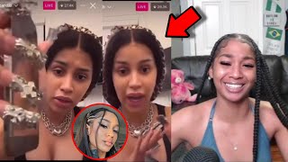 She Dont Want Smoke? 😳 BbyLon Reacts to Cardi B Goes On IG Live To Address Bia