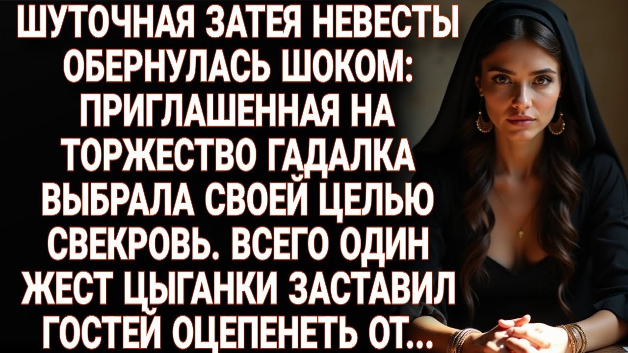 Шутка невесты обернулась шоком- гадалка указала на свекровь, и зал замер в предчувствии...