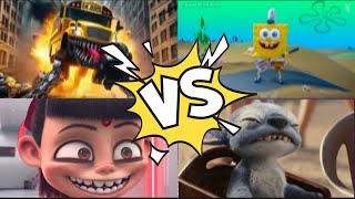 School BUS 🆚Kilo & Stitch🆚 SpongeBob 🆚 Ne Zha 2🆚coffin dance Subway surfers dance Song screenshot 5