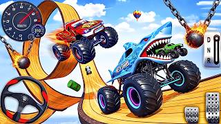 Mega Ramp Shark Truck - Top Speed Showdown! - Android Gameplay #2 screenshot 2