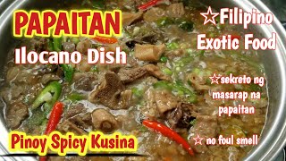 How to Cook Papaitan | Pinoy Exotic Food | Katakam Takam na Papaitan Recipe