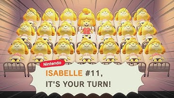 What Is Isabelle Doing before You Load the Game