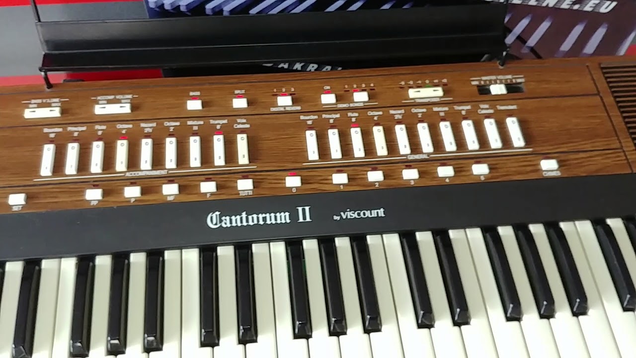 Viscount Cantorum II Keyboard - YouTube