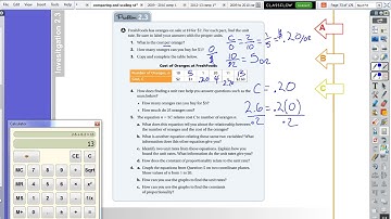 Comparing and Scaling Inv 2.3 summary part A