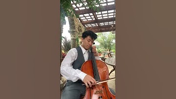 Thumbnail of Wedding Day Bach! #cello #portland #musician #wedding Monthly Melody cellist - Armon Lalo