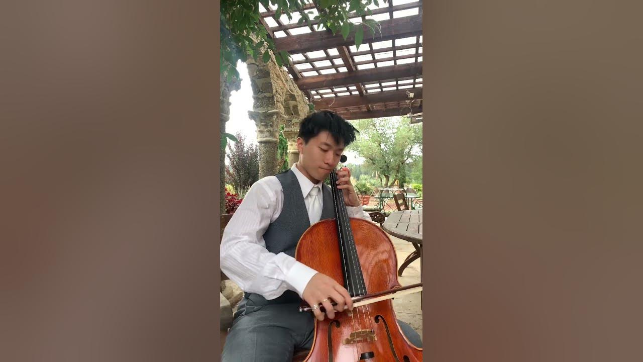 Wedding Day Bach! #cello #portland #musician #wedding Monthly Melody cellist - Armon Lalo