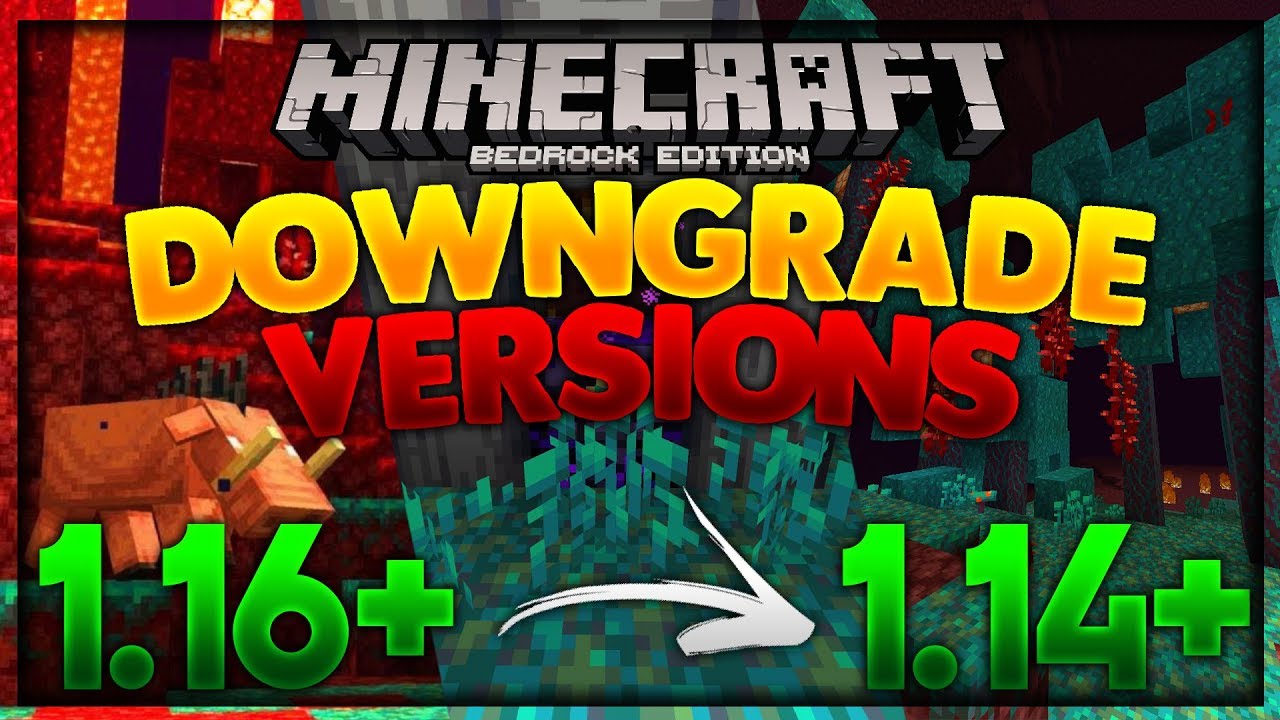 How To Upgrade & Downgrade Minecraft: Bedrock Edition [2020] - YouTube