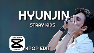 HYUNJIN / STRAY KIDS / VIDEO EDITING TUTORIAL / KPOP VELOCITY EDIT