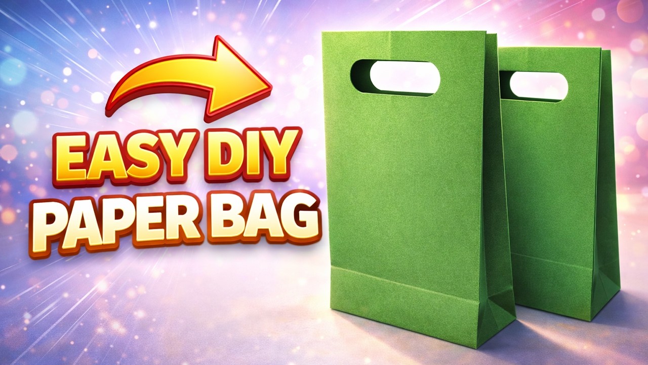 Paper Bag Making At Home || How To Make Shopping Bag With  Paper