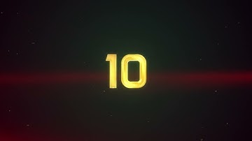 Golden Fact number animation 1 20  explosion