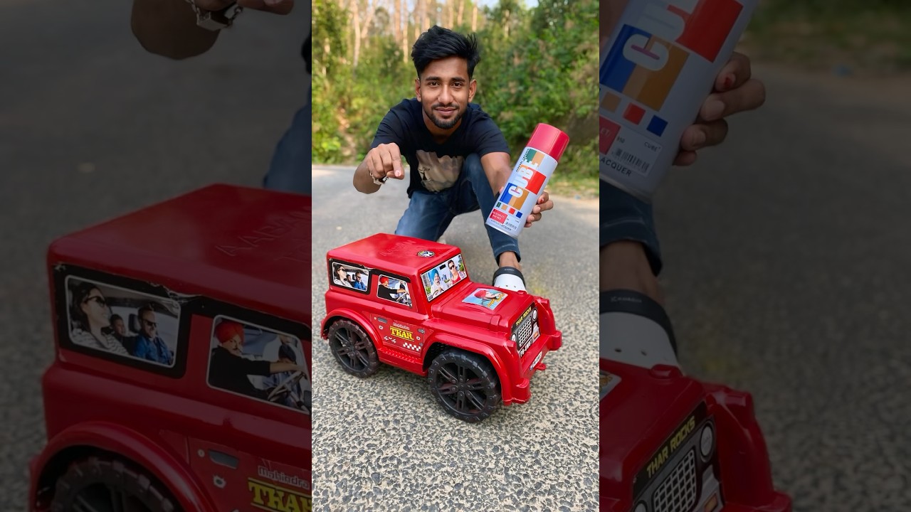 RC Black Thar Ko Red Colour Kardya😄😍