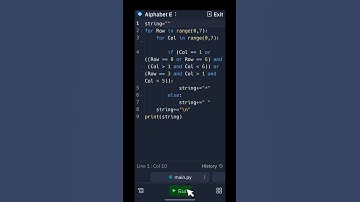 Create a Spectacular Letter E using Star Pattern in Python! #python #shorts #viral #trending