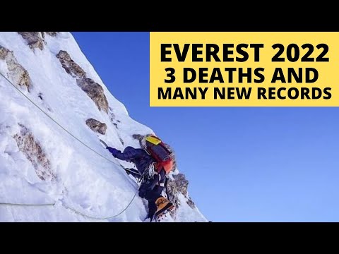 MT EVEREST 2022 - NEWS AND UPDATE | DETAHS AND NEW RECORDS