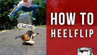 Видео школа скейтбординга - Heelflip [3 серия]