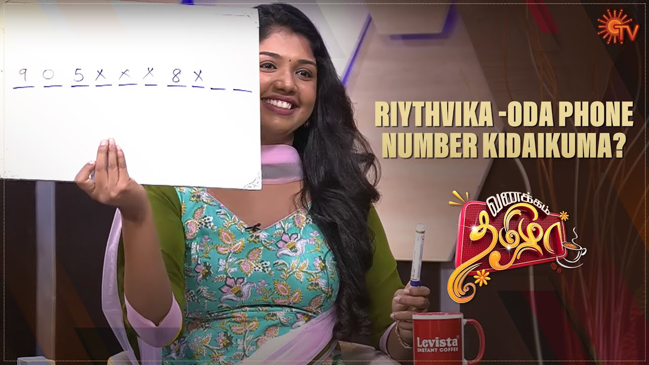 Vanakkam Tamizha with Actress 