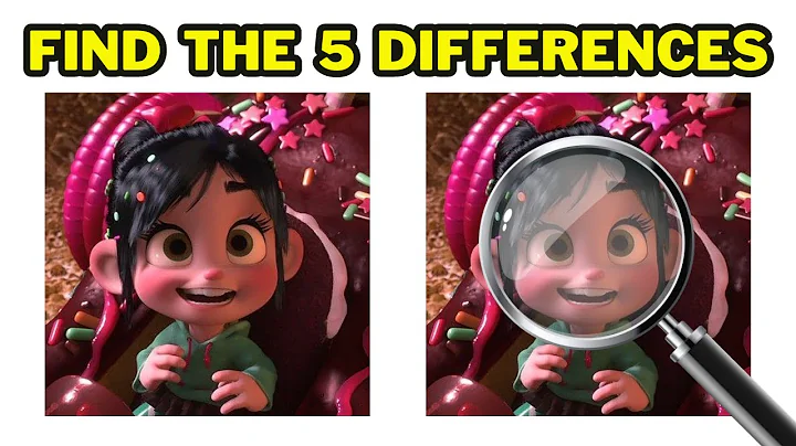 Find the Difference - Wreck-It Ralph  #QUIZ #PUZZLE #SHORTS #CARTON