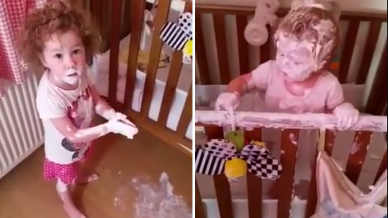 Cream all over her