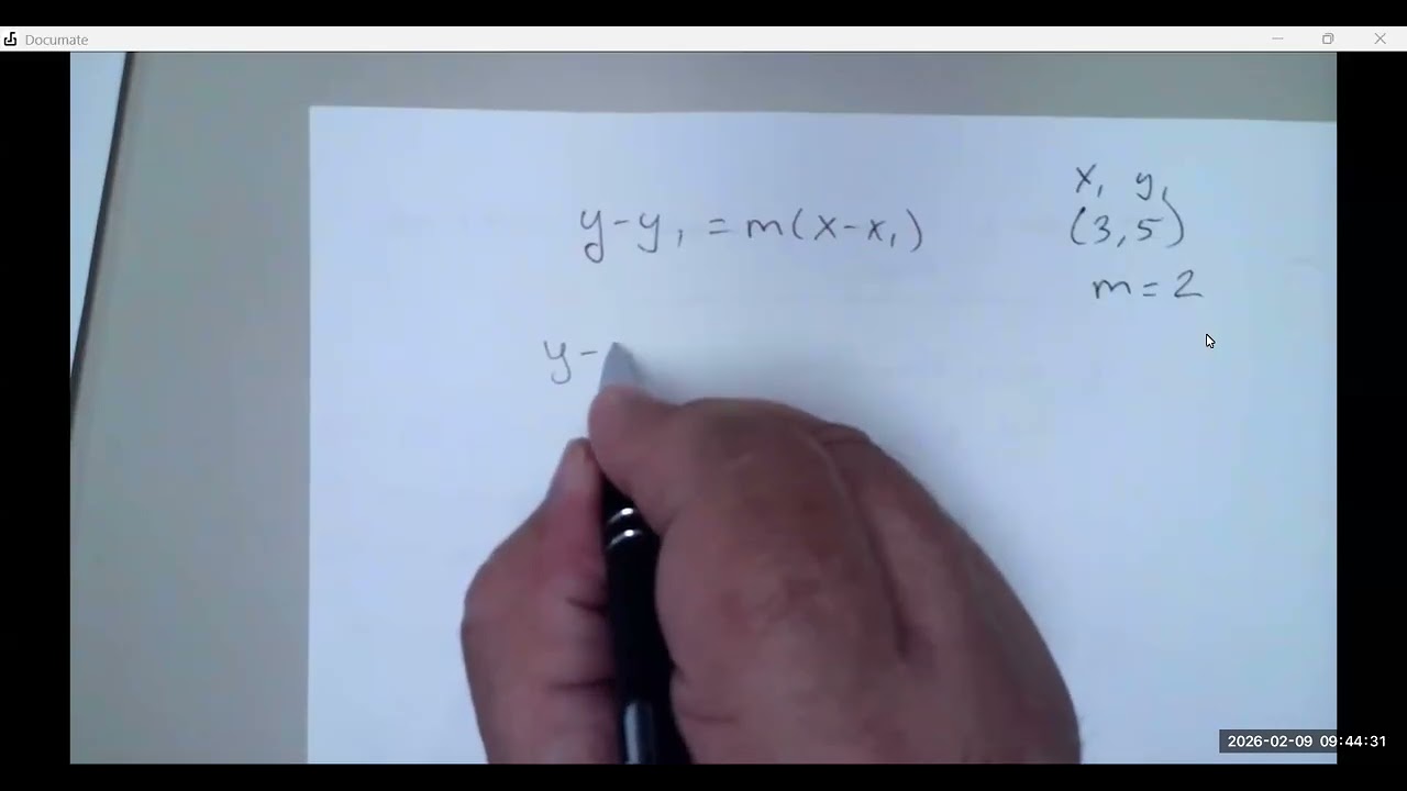 MATH 1314   CH 1 SEC 3   Linear Equations + Slopes    W3 D1