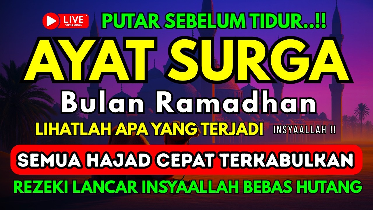 PAKSA PUTAR 1x SAJA..!! Zikir Mustajab Sebelum Tidur - Dzikir Sore / Dzikir Petang Nabi Muhammad SAW