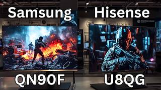 Samsung QN90F vs Hisense U8QG | The Gaming TV Battle You Need to See!