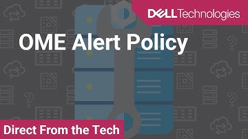 OpenManage Enterprise Alert Policy