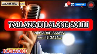 karaoke Tallang di lalang salili_iis gasali,tallang di lalang salili karaoke,papa muda mandar