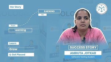 From Learning to Earning 💼 | Amruta Jotkar’s Software Testing Success Story with TOPS Technologies 🚀