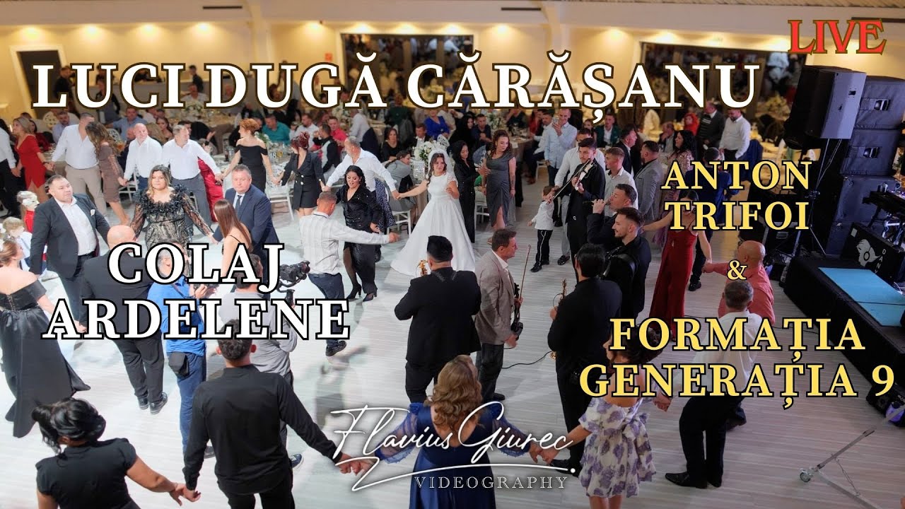 Luci Duga, Anton Trifoi & Generatia 9 - Colaj ARDELENE | Nuntă Marian & Ema | LIVE 2025
