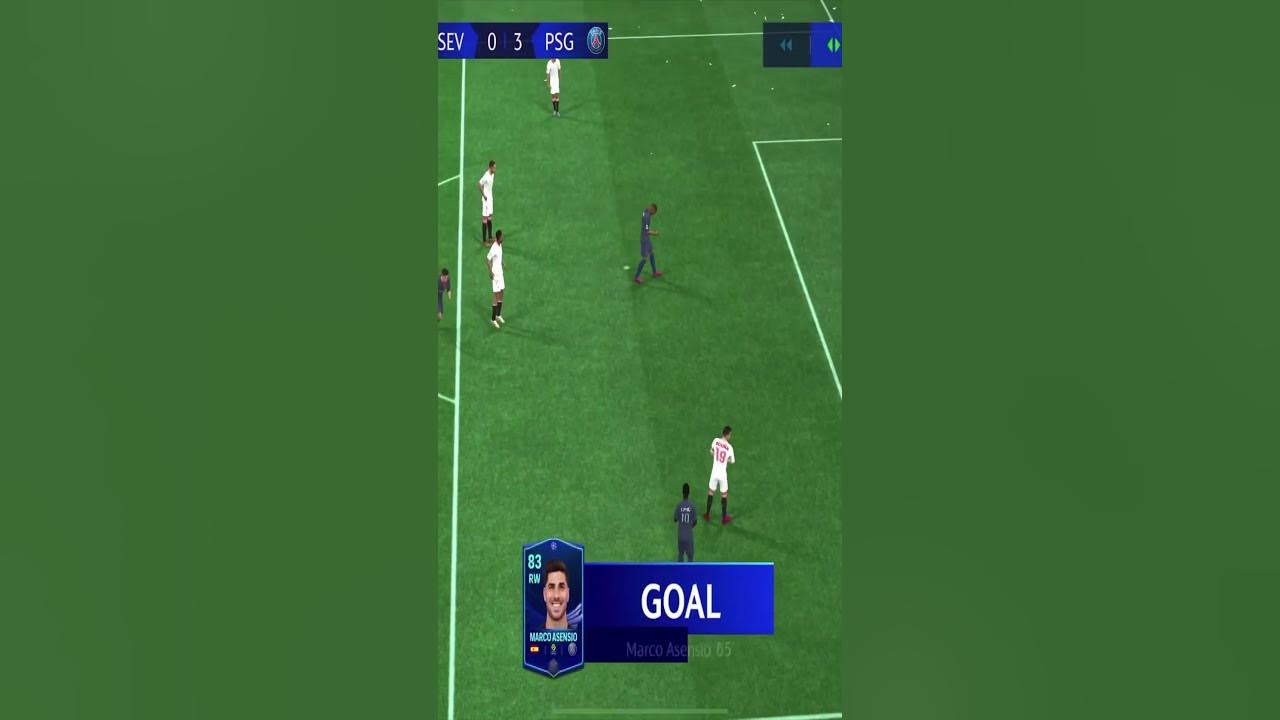  amazing goal by marco asensio psgvssev uefa champions league qf 