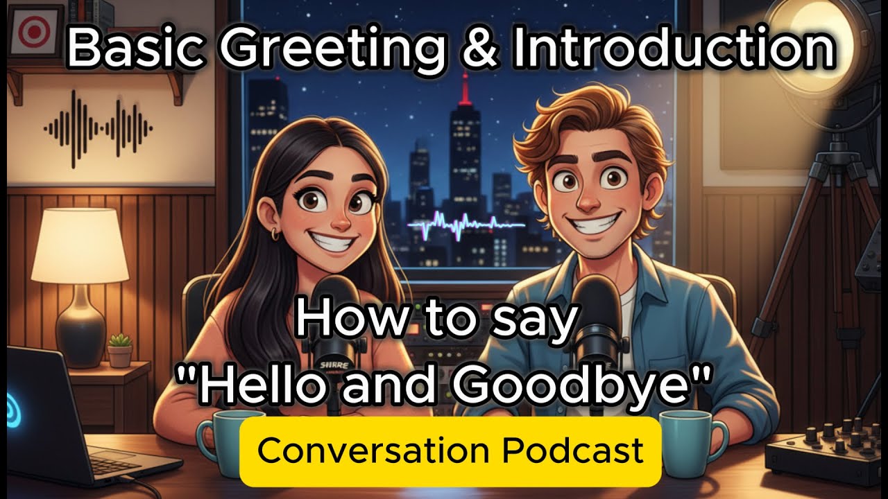 Basic English Greetings How to Say Hello and Goodbye | English ...