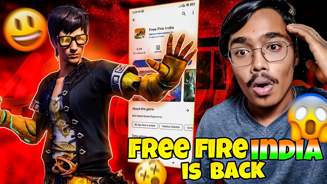 FREE FIRE INDIA FREE CUSTOMS FOR ALL🔥